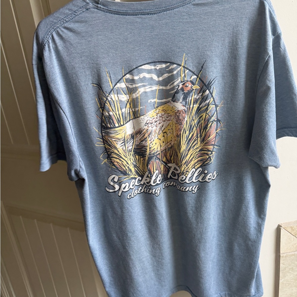 Speckled Quail Graphic Short Sleeve Tee - Gray - Picture 3 of 4